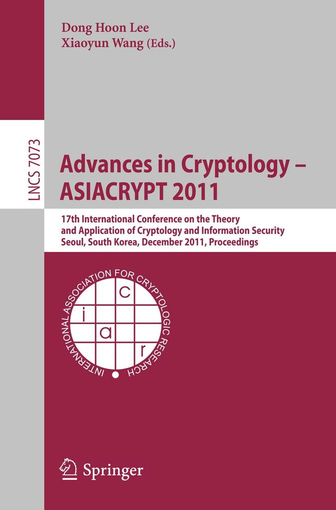 Produktbild: Advances in Cryptology -- ASIACRYPT 2011