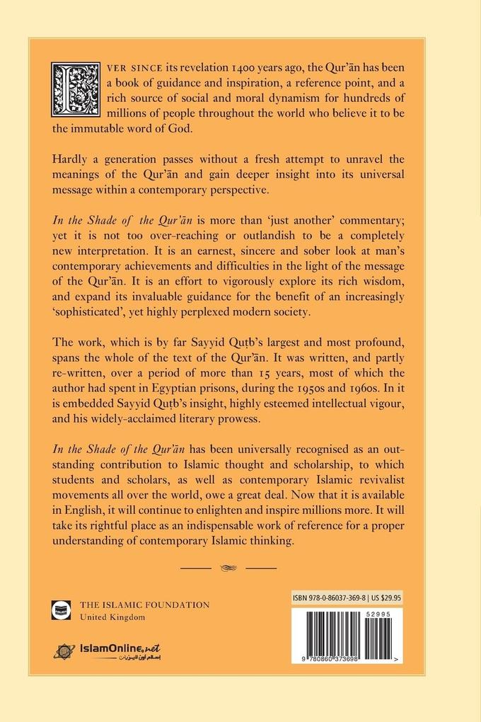 Weitere Ansicht: In the Shade of the Qur'an Vol. 18 (Fi Zilal al-Qur'an) | Sayyid Qutb