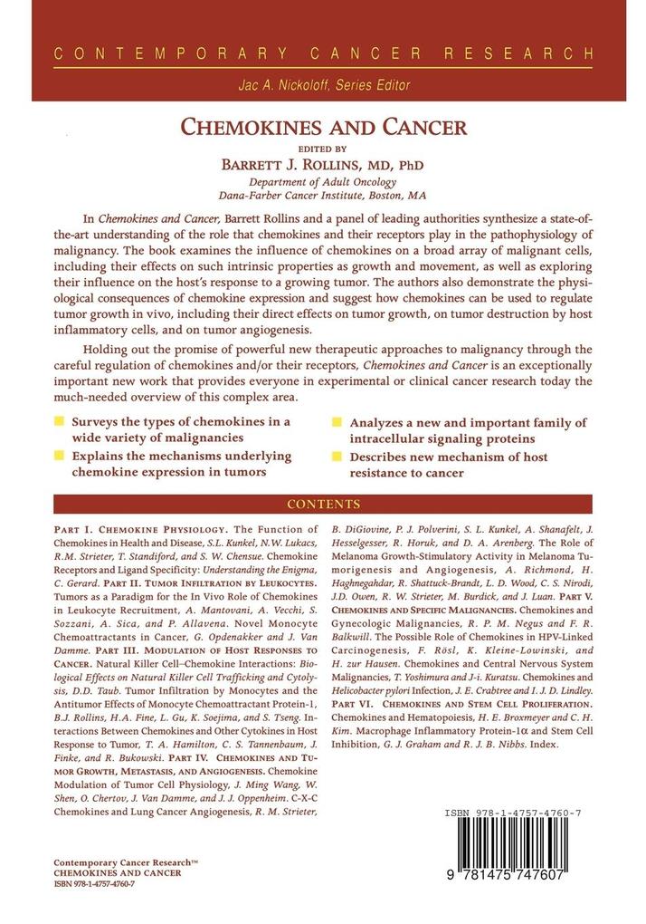 Weitere Ansicht: Chemokines and Cancer