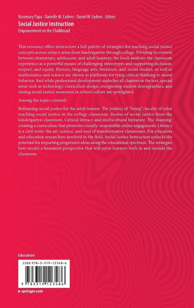 Weitere Ansicht: Social Justice Instruction