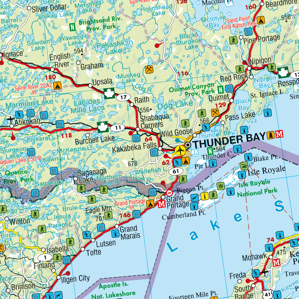 Weitere Ansicht: Kanada, Autokarte 1:3 Mio.