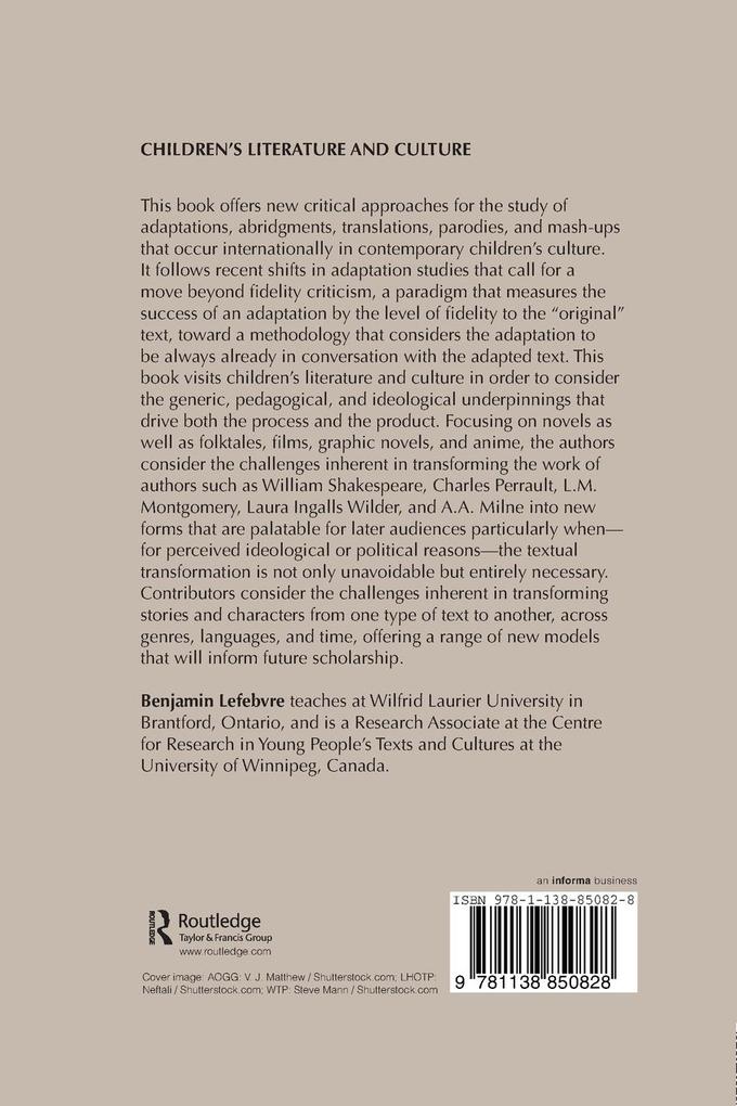 Weitere Ansicht: Textual Transformations in Children's Literature