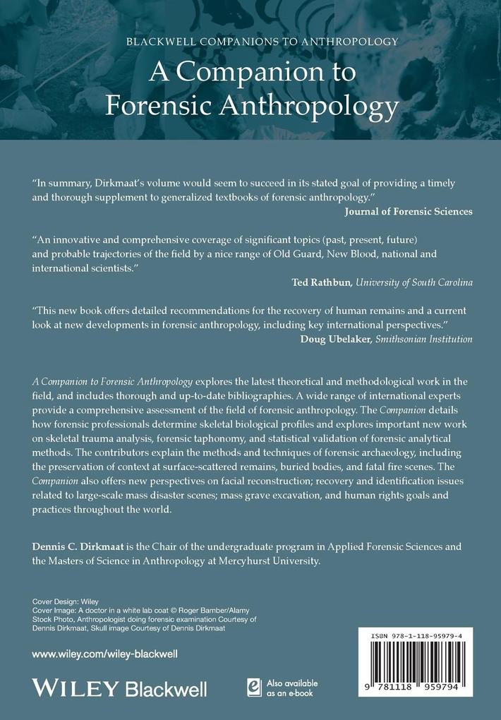 Weitere Ansicht: A Companion to Forensic Anthropology