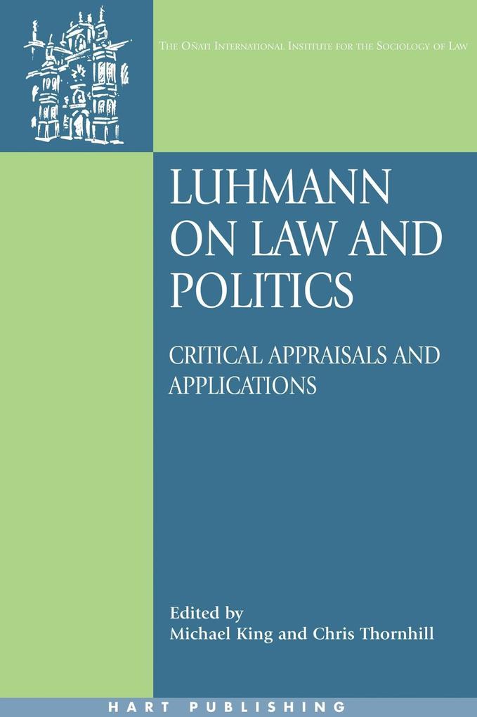 Produktbild: Luhmann on Law and Politics