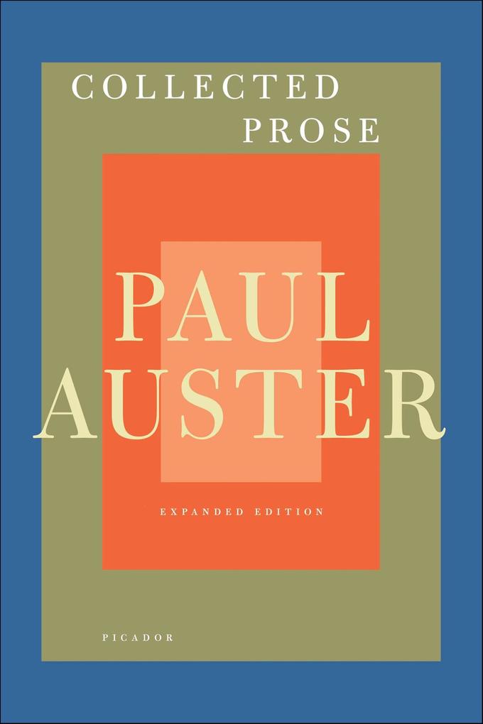 Produktbild: Collected Prose | Paul Auster