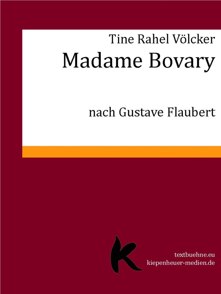 Produktbild: MADAME BOVARY | Tine Rahel Völcker