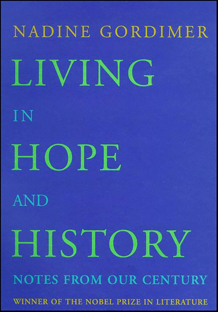 Produktbild: Living in Hope and History | Nadine Gordimer