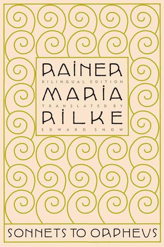 Produktbild: Sonnets to Orpheus | Rainer Maria Rilke