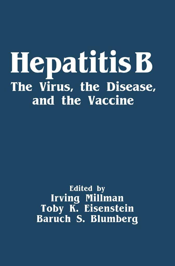 Produktbild: Hepatitis B | Baruch S. Blumberg, Toby K. Eisenstein, Irving Millman