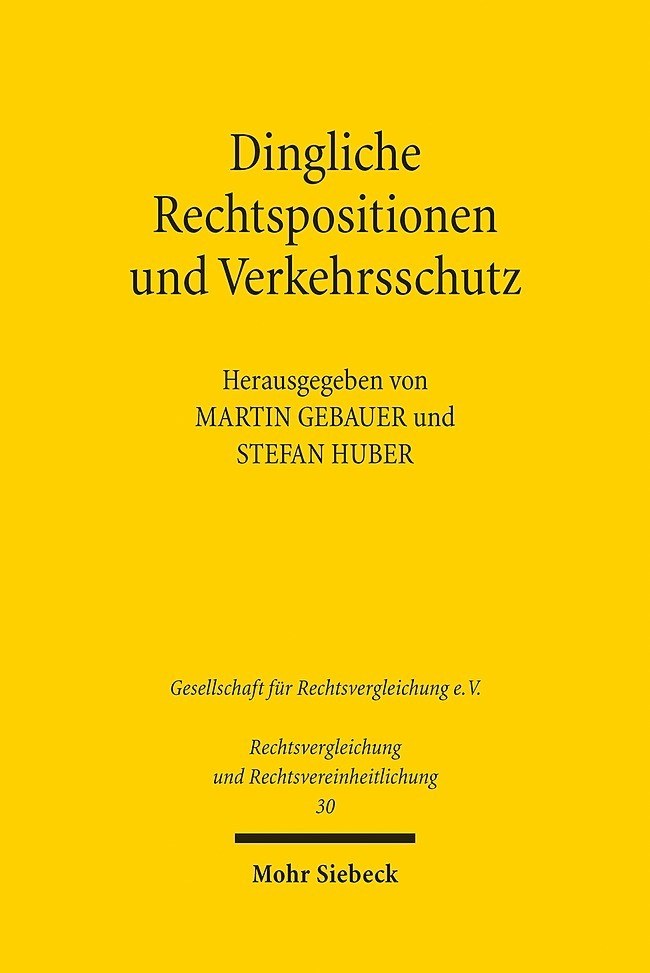 Produktbild: Dingliche Rechtspositionen und Verkehrsschutz
