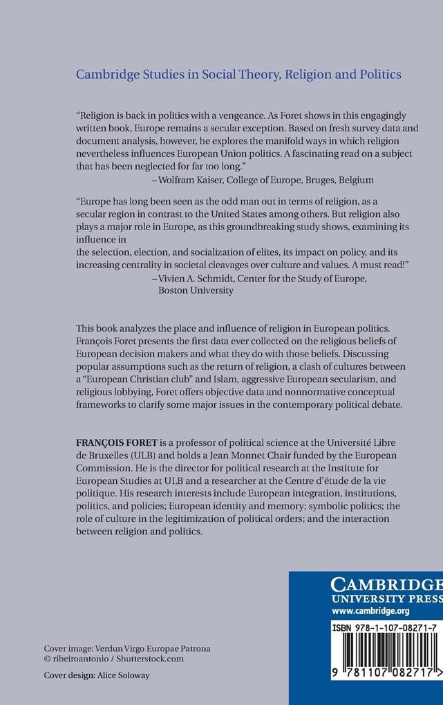 Weitere Ansicht: Religion and Politics in the European Union | Francois Foret