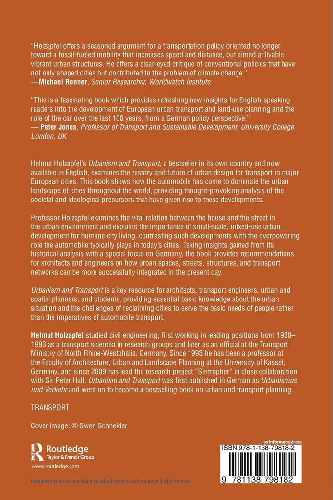 Weitere Ansicht: Urbanism and Transport | Helmut Holzapfel