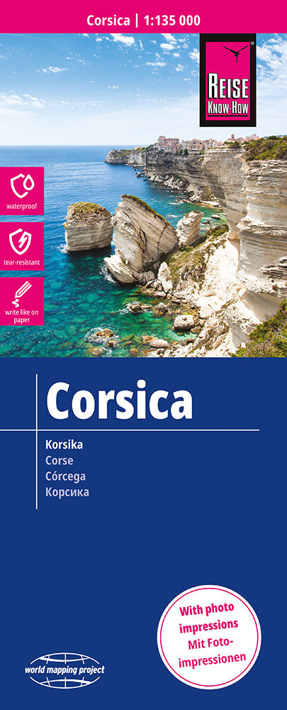 Produktbild: Reise Know-How Landkarte Korsika / Corsica (1:135.000) | Reise Know-How Verlag Peter Rump
