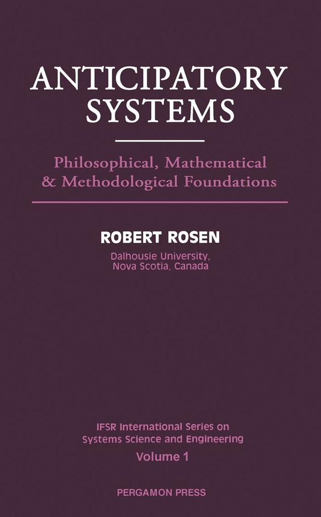 Produktbild: Anticipatory Systems | Robert Rosen