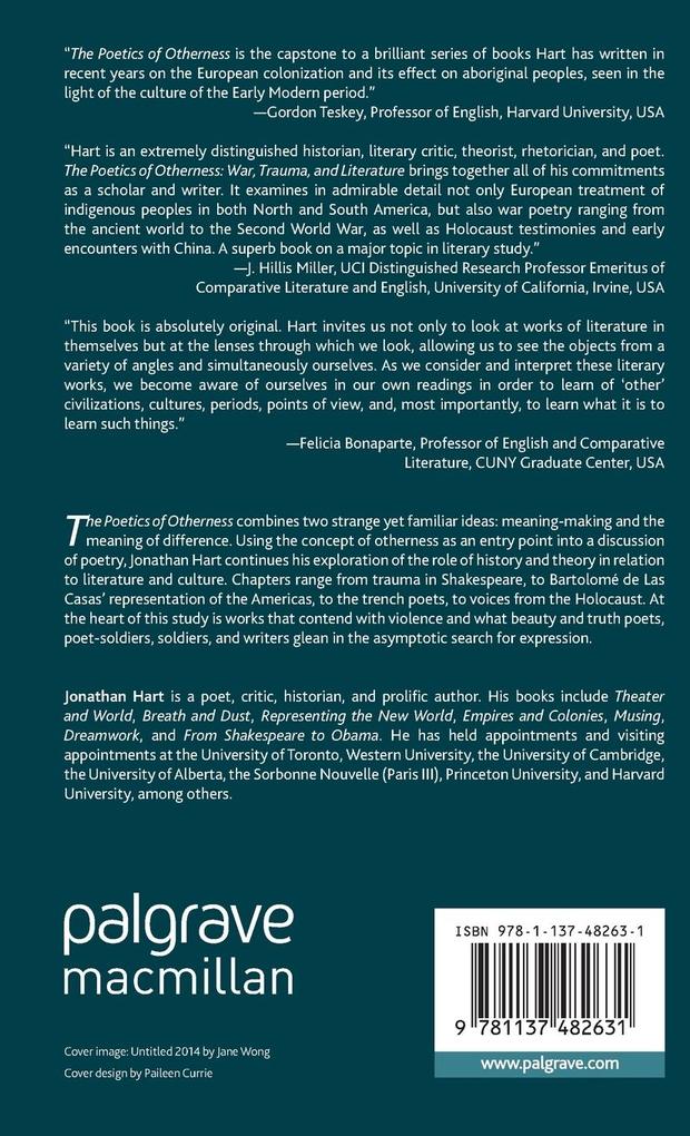 Weitere Ansicht: The Poetics of Otherness | J. Hart