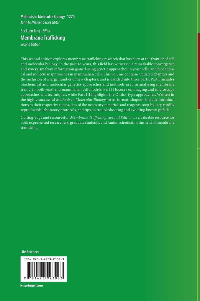 Weitere Ansicht: Membrane Trafficking