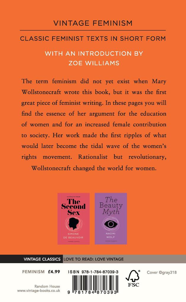 Weitere Ansicht: A Vindication of the Rights of Woman | Mary Wollstonecraft