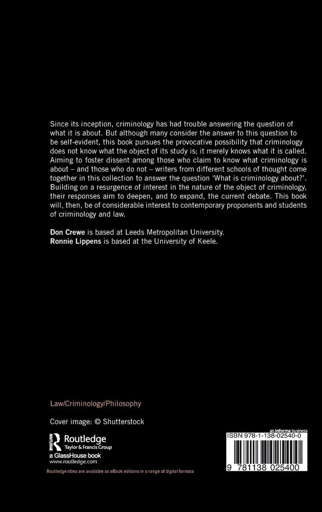 Weitere Ansicht: What Is Criminology About?