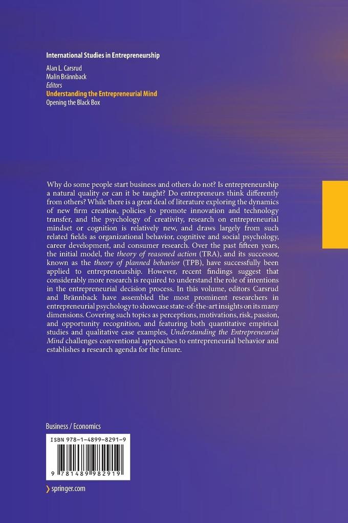 Weitere Ansicht: Understanding the Entrepreneurial Mind