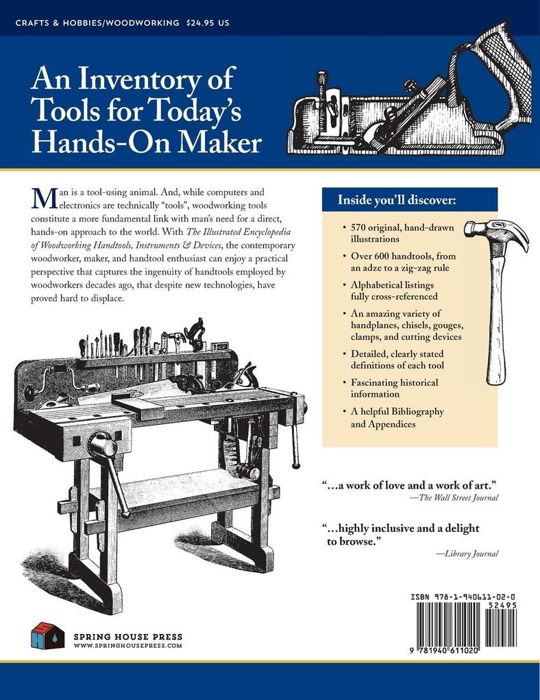 Weitere Ansicht: The Illustrated Encyclopedia of Woodworking Handtools | Graham Blackburn