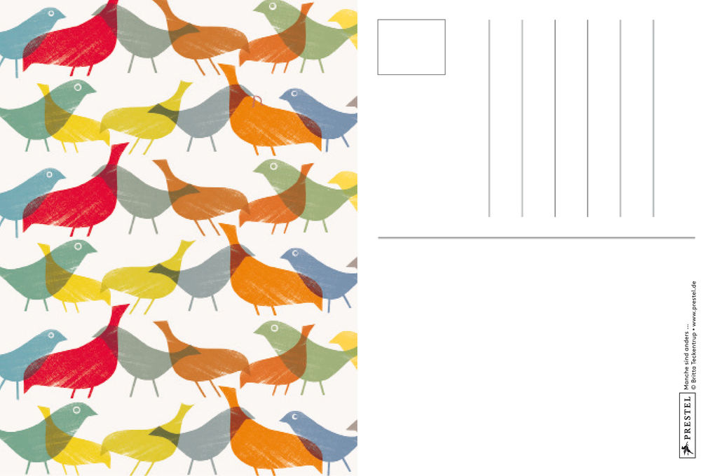 Weitere Ansicht: Manche sind anders... Postkarten-Buch | Britta Teckentrup