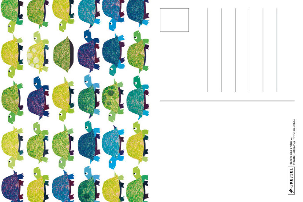 Weitere Ansicht: Manche sind anders... Postkarten-Buch | Britta Teckentrup