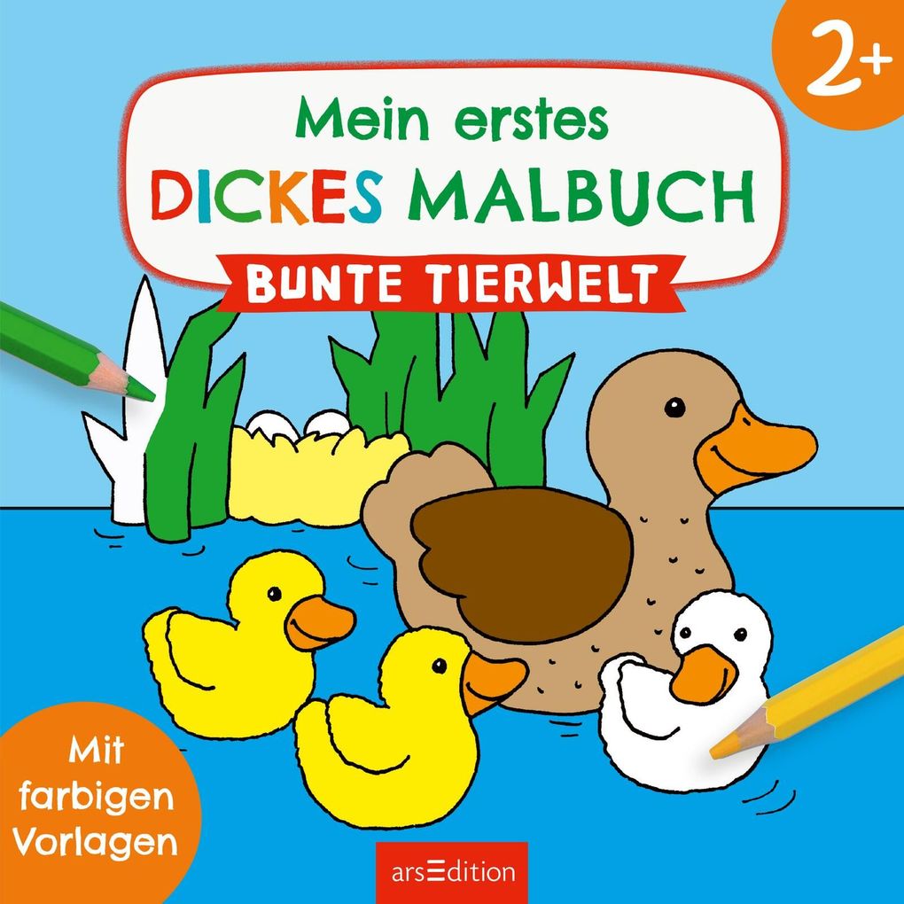Weitere Ansicht: Mein erstes dickes Malbuch ab 2 - Bunte Tierwelt