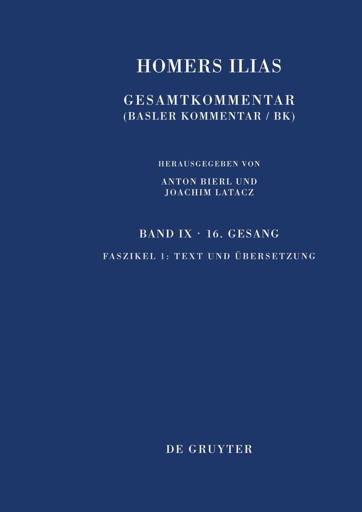 Produktbild: Homers Ilias, Text und Übersetzung | Martin L. West