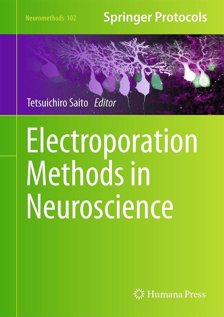 Produktbild: Electroporation Methods in Neuroscience