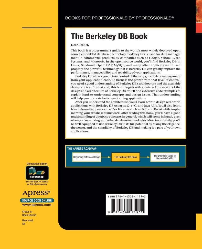 Weitere Ansicht: The Berkeley DB Book | Himanshu Yadava