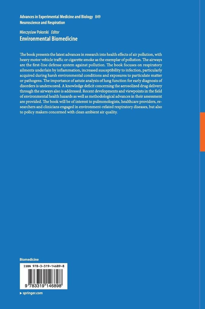 Weitere Ansicht: Environmental Biomedicine
