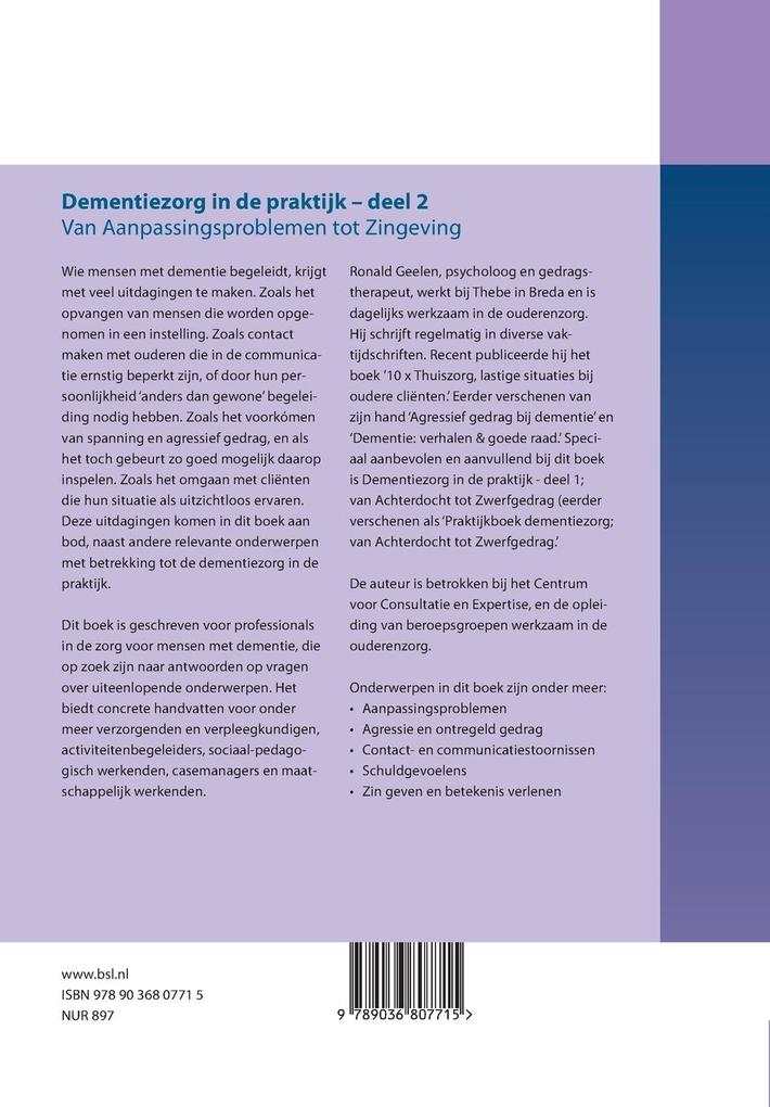 Weitere Ansicht: Dementiezorg in de praktijk - deel 2 | Ronald Geelen