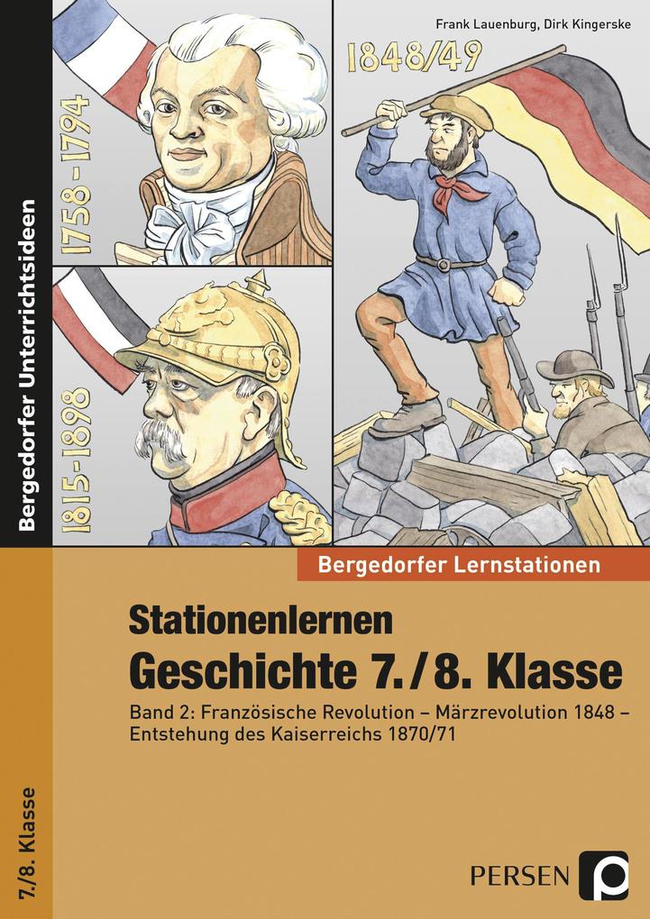 Produktbild: Stationenlernen Geschichte 7./8. Klasse - Band 2 | Frank Lauenburg, Dirk Kingerske