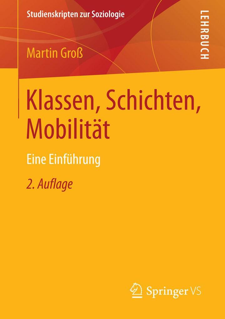 Produktbild: Klassen, Schichten, Mobilität | Martin Groß