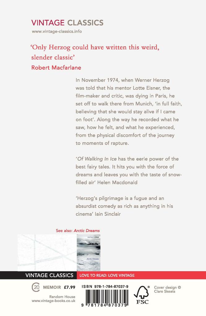 Weitere Ansicht: Of Walking In Ice | Werner Herzog