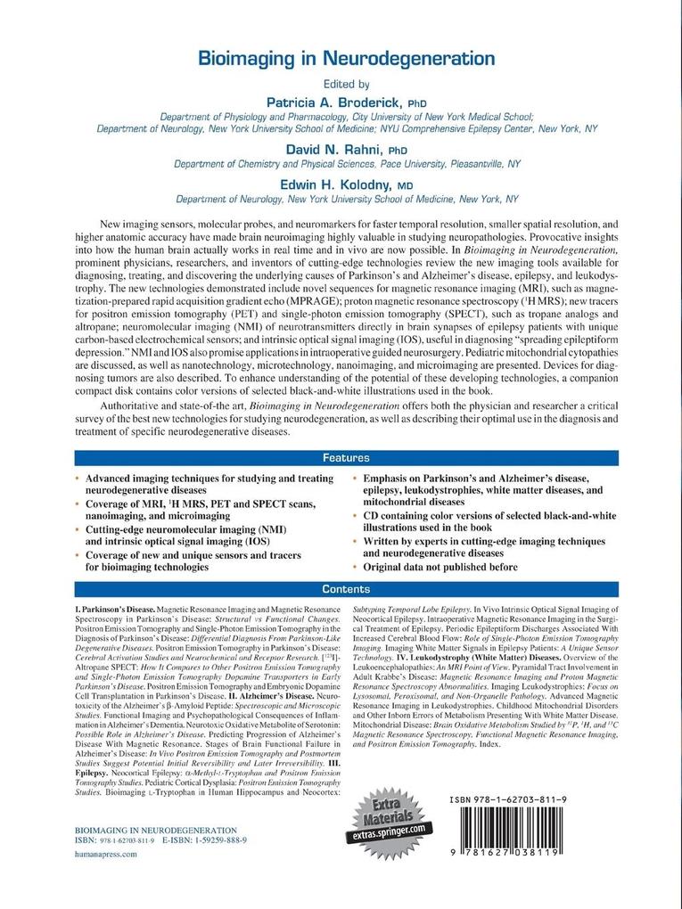 Weitere Ansicht: Bioimaging in Neurodegeneration