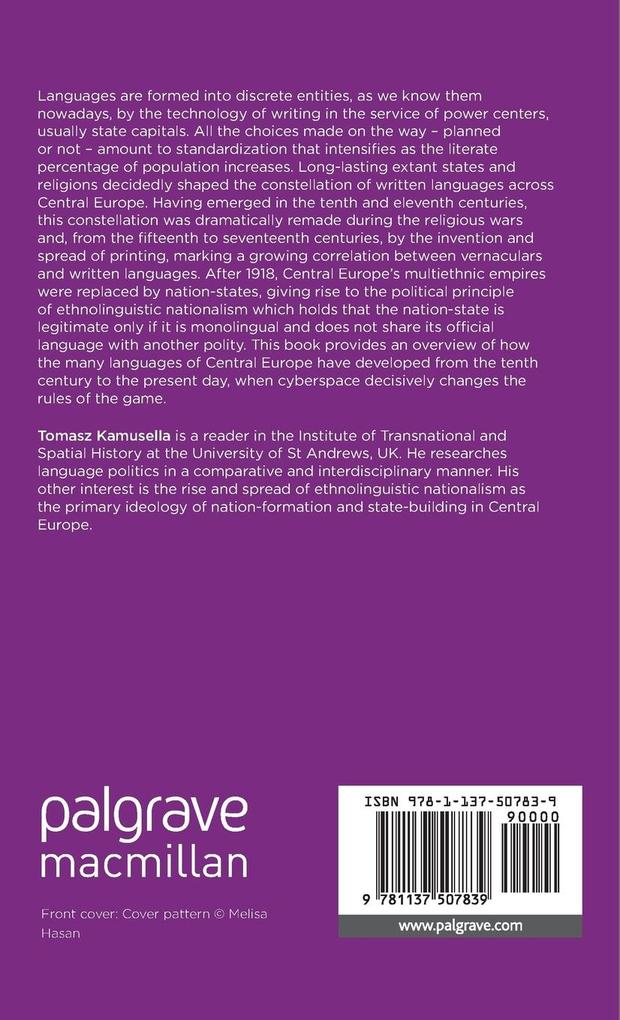 Weitere Ansicht: Creating Languages in Central Europe During the Last Millennium | T. Kamusella, Tomasz Kamusella