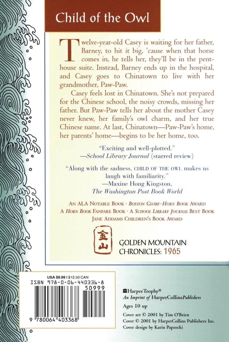 Weitere Ansicht: Child of the Owl | Laurence Yep