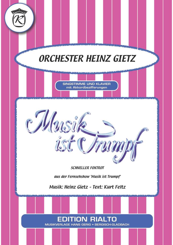 Produktbild: Musik ist Trumpf | Heinz Gietz, Kurt Feltz, Orchester Heinz Gietz