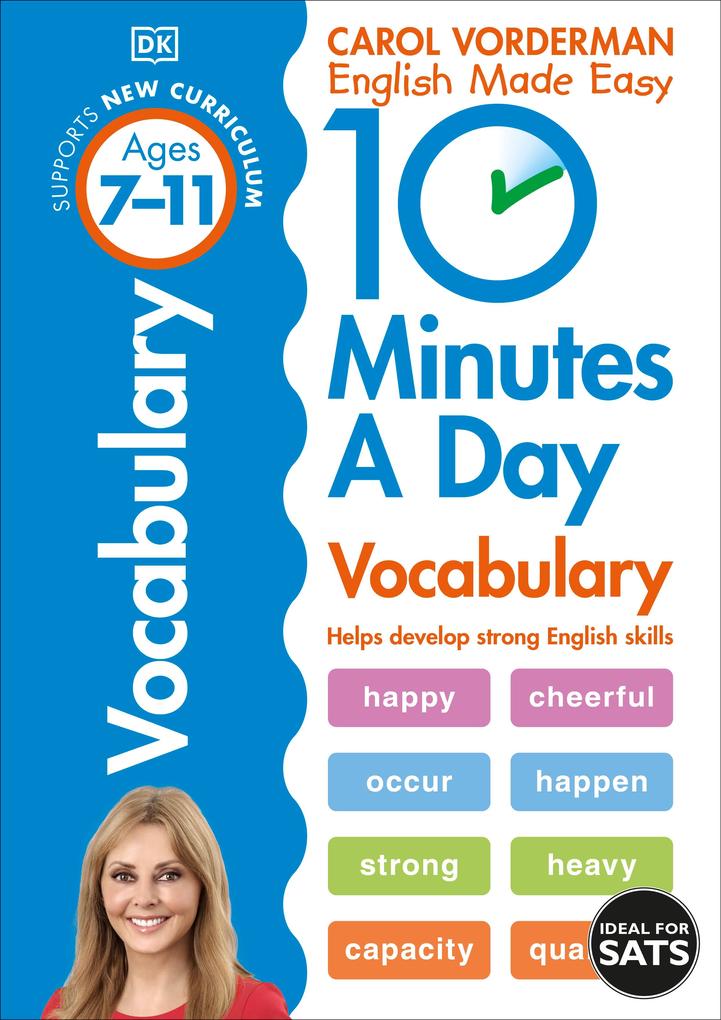 Produktbild: 10 Minutes A Day Vocabulary, Ages 7-11 (Key Stage 2) | Carol Vorderman