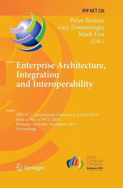 Weitere Ansicht: Enterprise Architecture, Integration and Interoperability