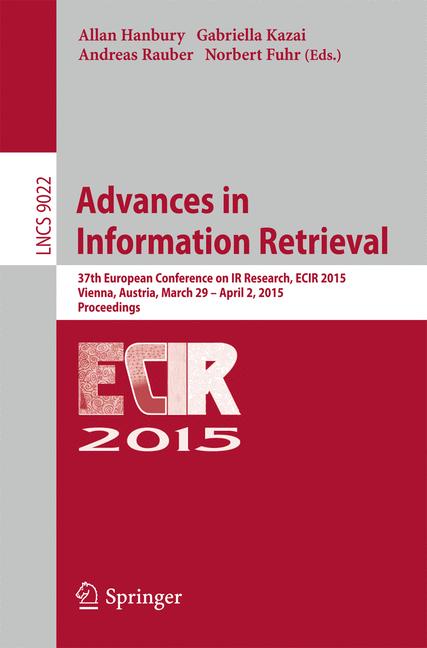 Weitere Ansicht: Advances in Information Retrieval
