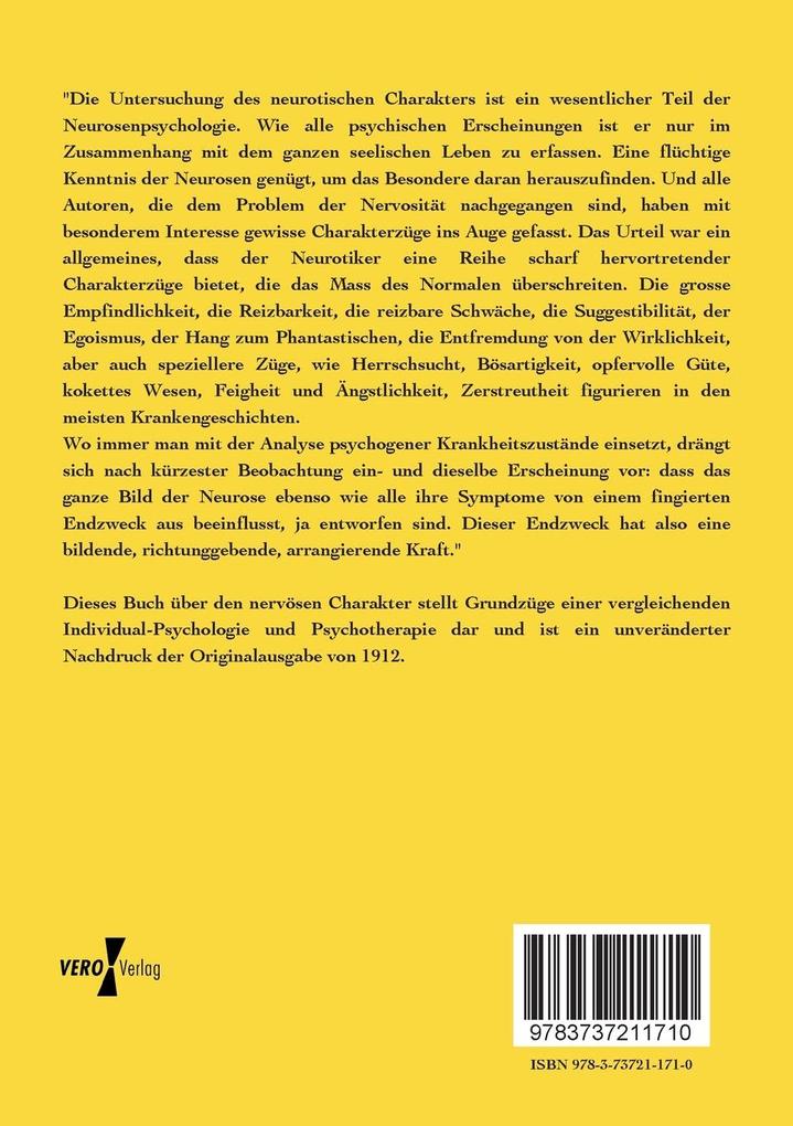 Weitere Ansicht: Über den nervösen Charakter | Alfred Adler