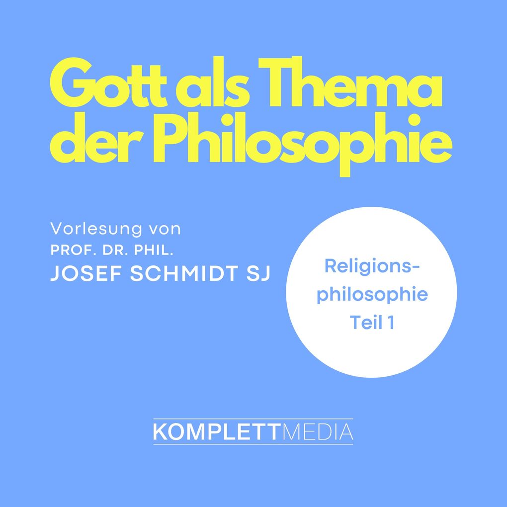 Produktbild: Religionsphilosophie (1) | Josef Schmidt