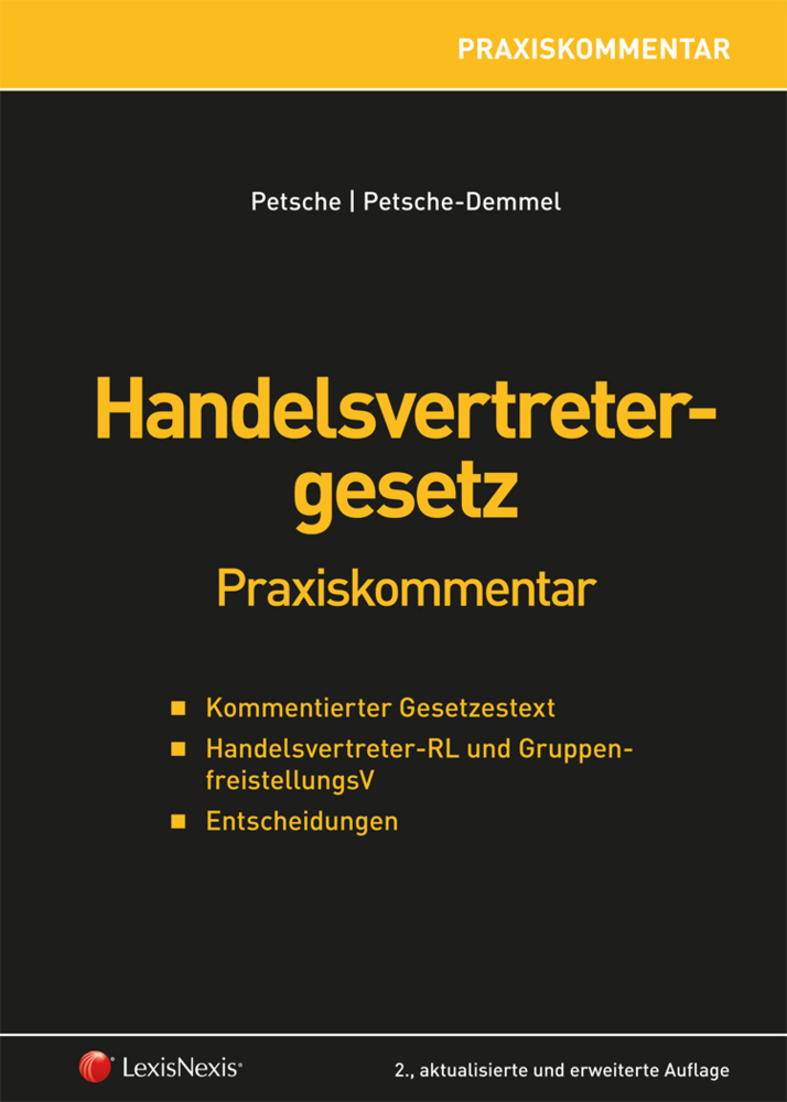 Produktbild: Handelsvertretergesetz | Alexander Petsche, Simone Petsche-Demmel