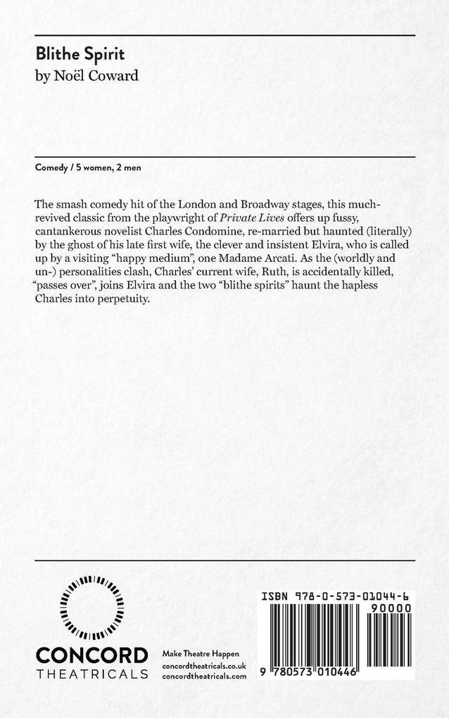 Weitere Ansicht: Blithe Spirit | Noël Coward