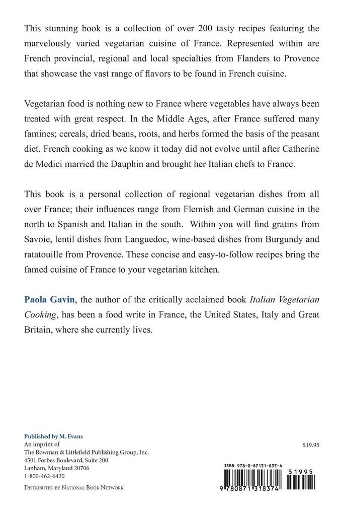 Weitere Ansicht: French Vegetarian Cooking | Paola Gavin