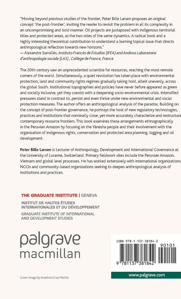 Weitere Ansicht: Post-Frontier Resource Governance | P. Larsen