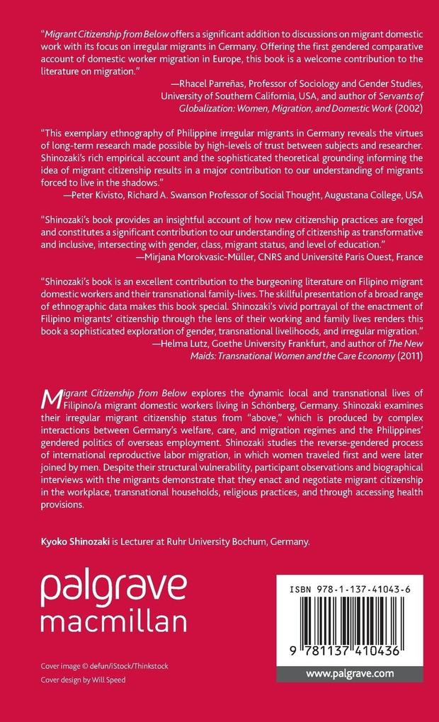 Weitere Ansicht: Migrant Citizenship from Below | K. Shinozaki