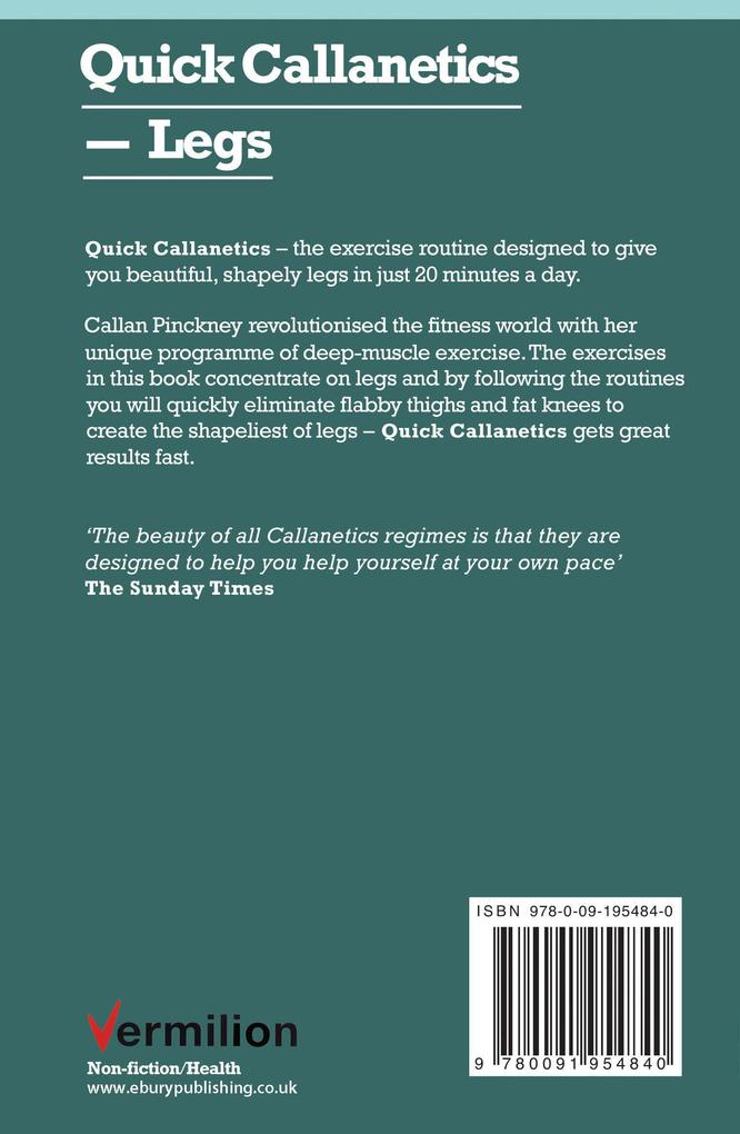 Weitere Ansicht: Quick Callanetics - Legs | Callan Pinckney